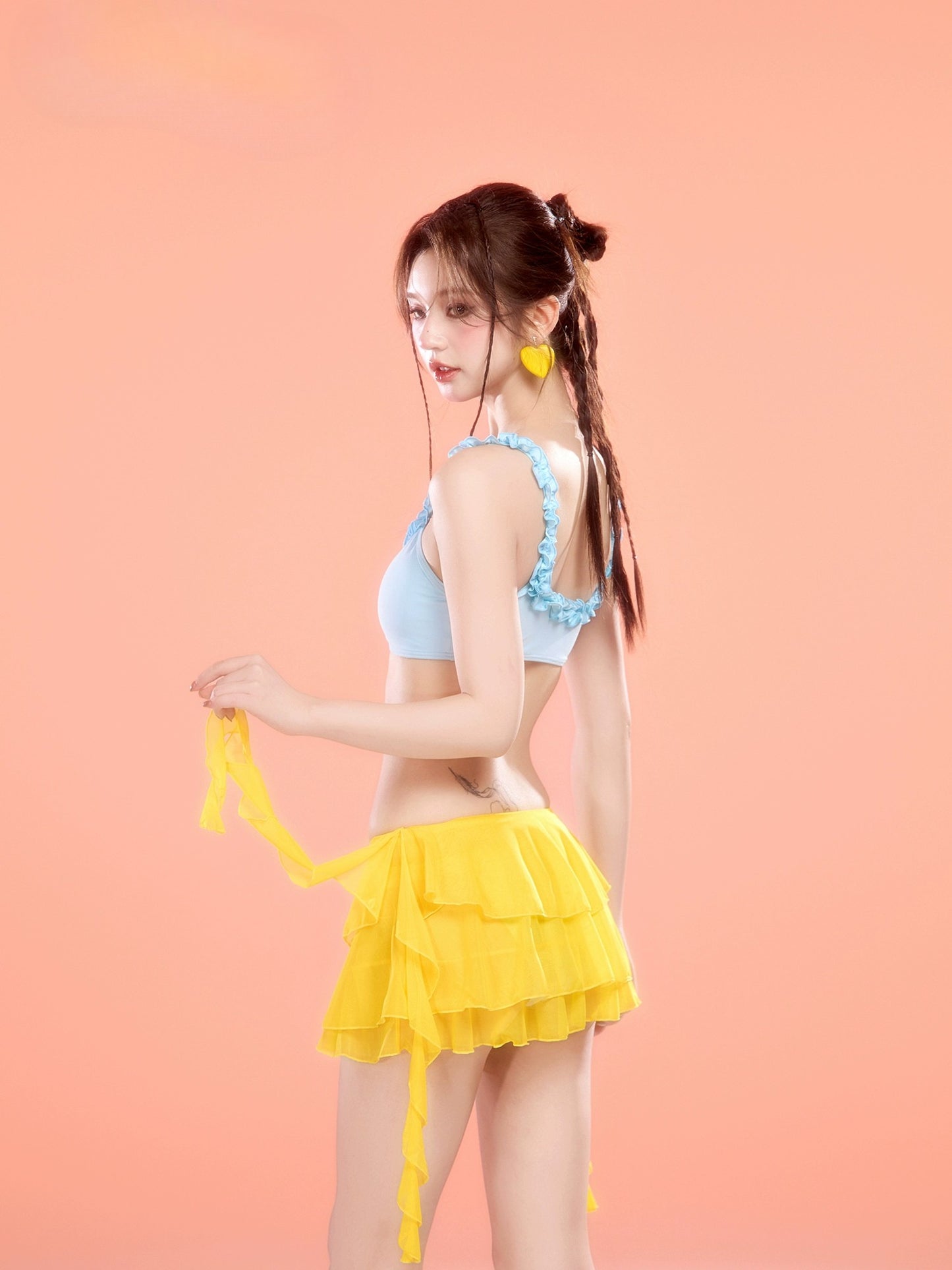 3 Piece Blue Yellow