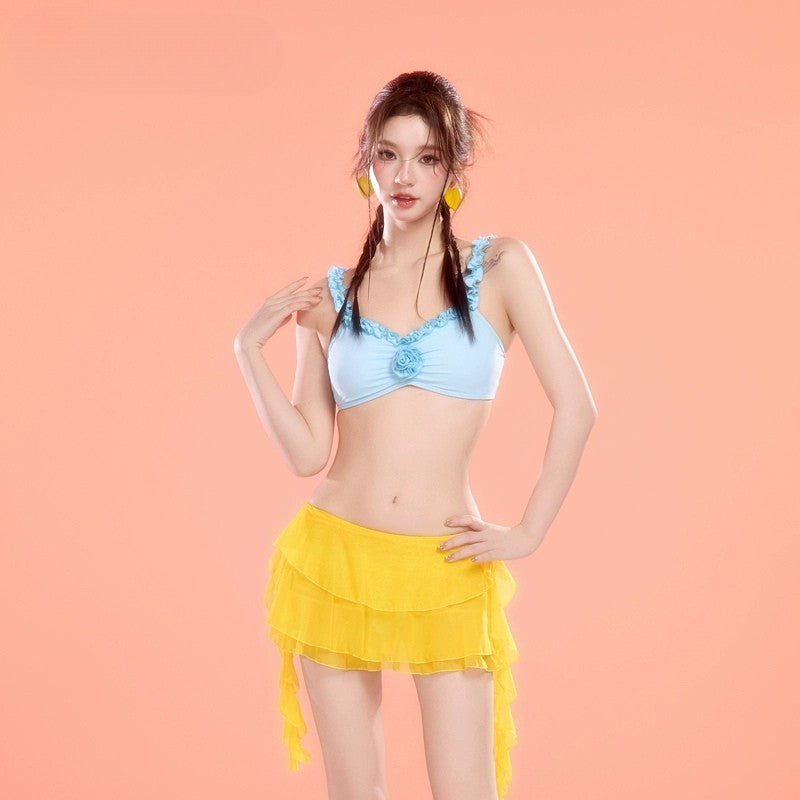 3 Piece Blue Yellow