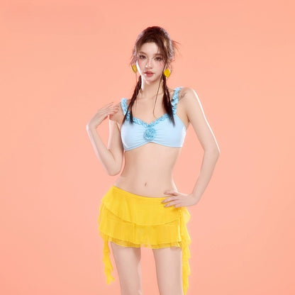 3 Piece Blue Yellow